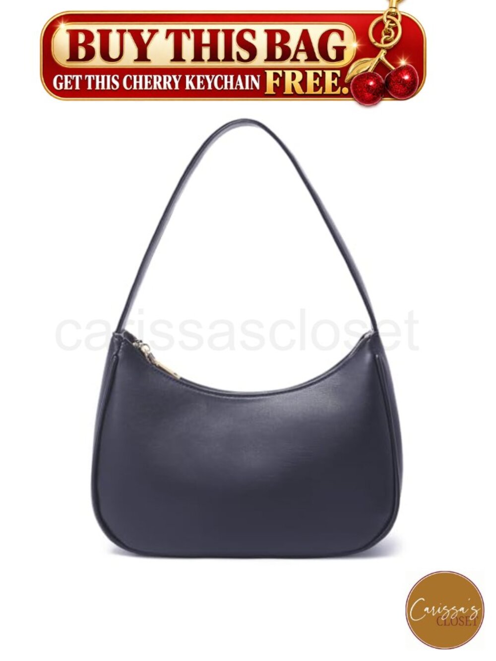 ✨ Cute Hobo Tote Handbag Mini Clutch Purse with Zipper Closure
